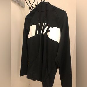Black Nike hoodie dry fit